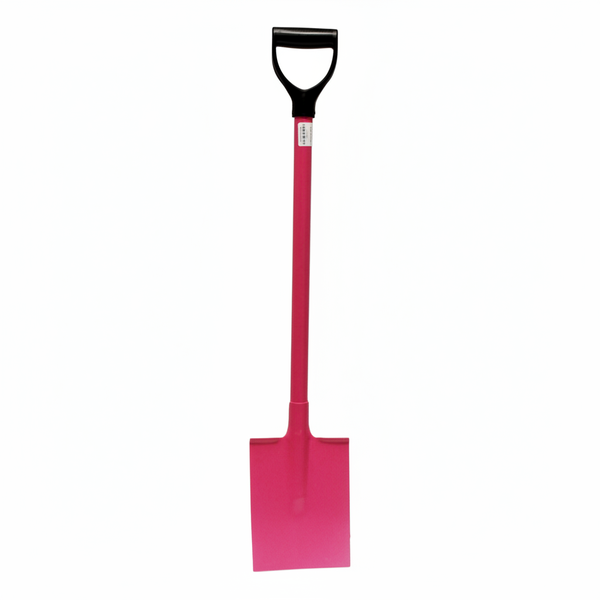 Durable Steel Garden Spade for Women with Comfortable Handle - Pink