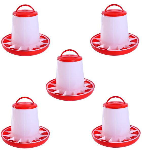 Poultry Feeder 3kg - 5 Pack
