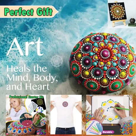 Dotting Tools, 9 PCS Mandala Dotting Tools for Painting, Drawing & Art  Supplies, Multiuse Dot Painting Tools for Creative Nail Art, Rock Painting