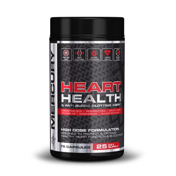 TNT Mercury Heart Health Supplement -75 capsules