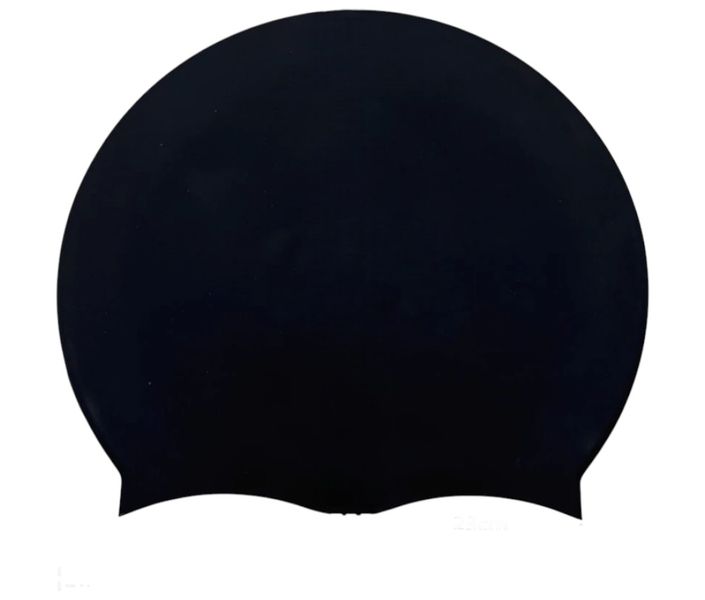Black XXL Adults Swimming Cap