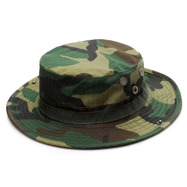 TacSpec Boonie Hat - Woodland Camo