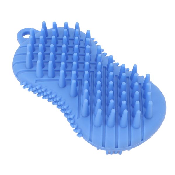 Exfoliating silicone bath brush for body wash