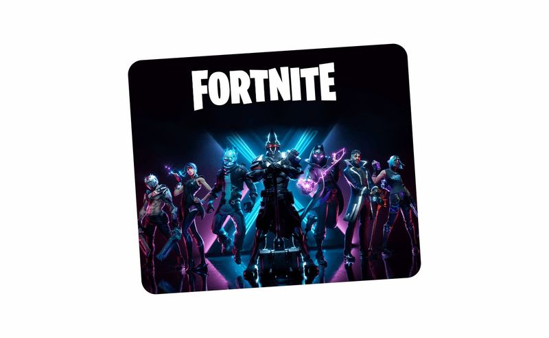 Fortnite Blue Team Mouse Pad
