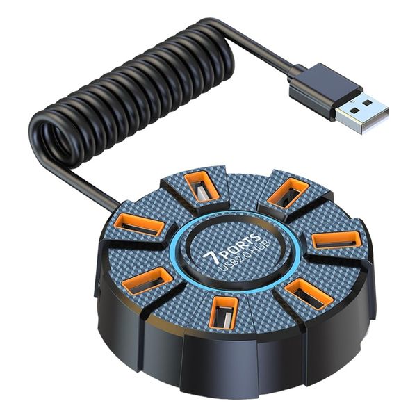 USB 2.0 Hub Multi Splitter Adapter Splitter Power Adapter for PC Laptop