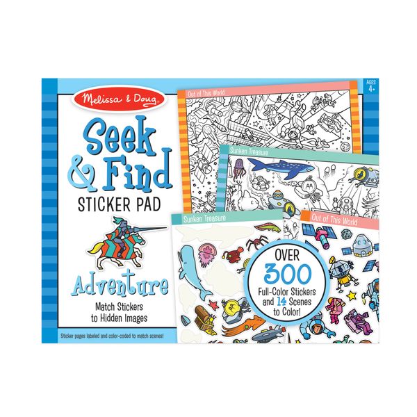 Melissa &amp; Doug Seek &amp; Find Sticker Pad - Adventure