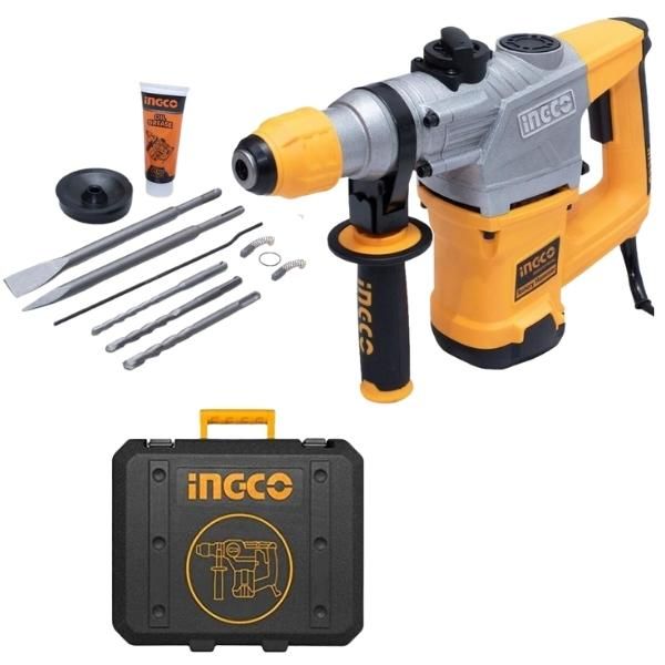 Ingco - Rotary Hammer 1250W Including Drill Bits and Accessories