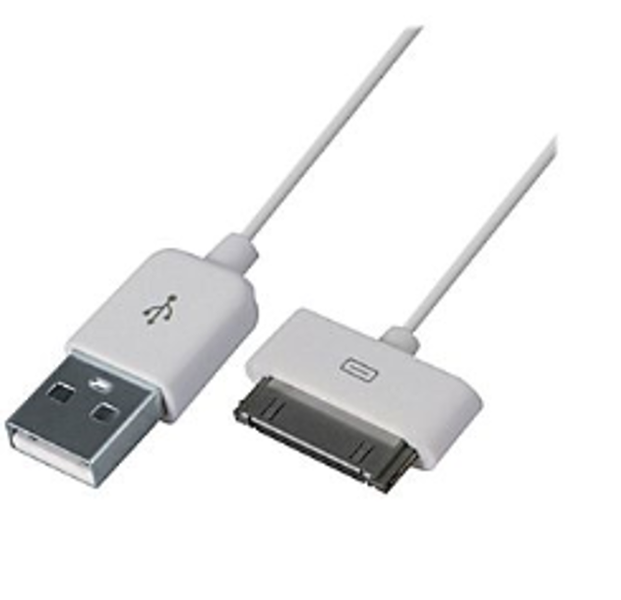 Zeus 30-Pin Charger Cable Compatible for Old iPhone Old iPad