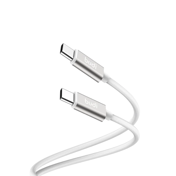 Budi 2m Length Usb-C Braided Pd 30w Aluminium Fast Charge and Sync Cable