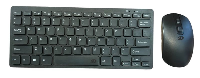 Portable Mini Wireless Keyboard and Mouse Set- 2.4GHz