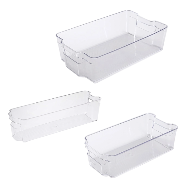 Fridge and Pantry Storage Container Set - 3 Piece