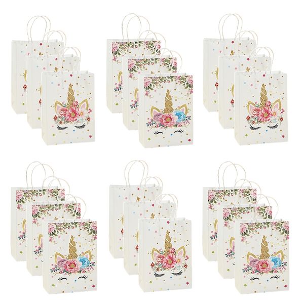 Create a Whimsical Party Experience with Our Unicorn Themed Paper Bag - 24 Pack
