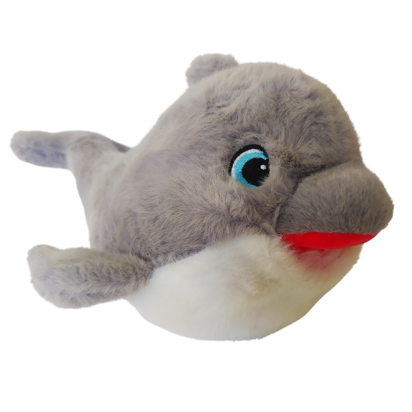Dolphin Soft Plush Toy - Super Soft and Cute - Baby Dolphin - Grey