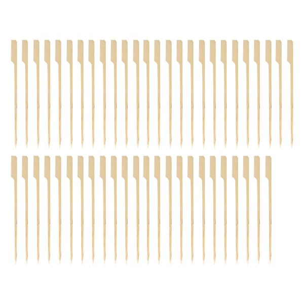 Regent Disposable Bamboo Food Paddle Picks 50Pcs, (180Mm)