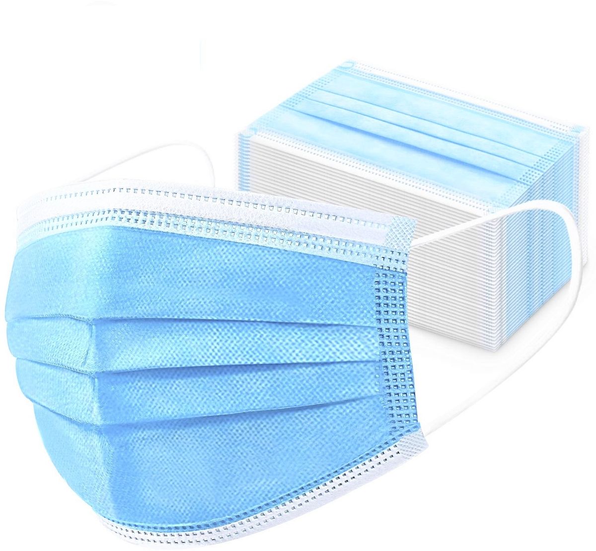 Face Mask - Adult Disposable 3-Layer Masks (Pack of 50) | Buy Online in ...