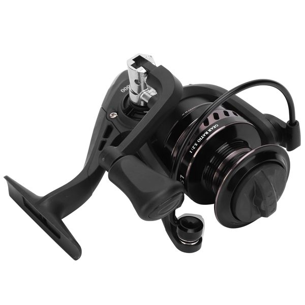 LS4000 Gun Black Metal Sea Rod Spinning Reel