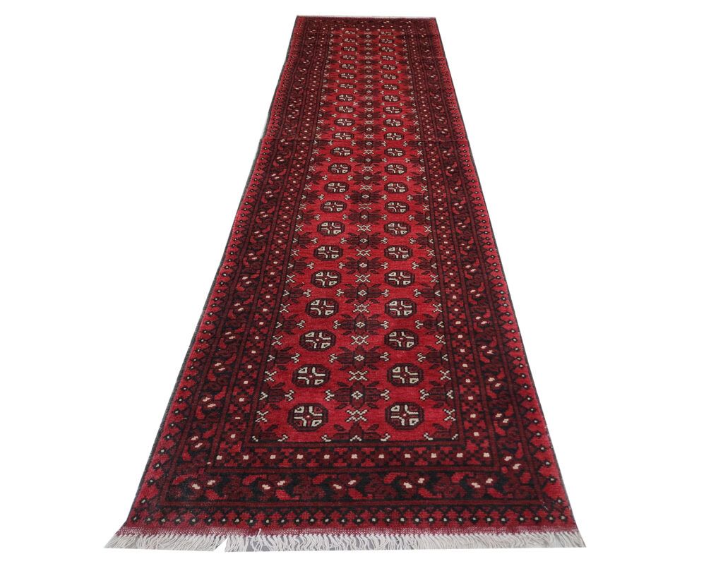 Stunning Red Afghan Carpet Runner 376 x 76 cm Shop Today. Get it