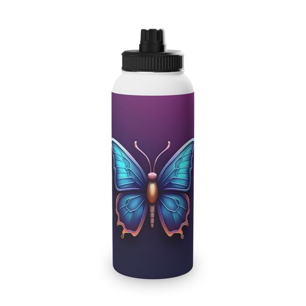 3D Butterfly Design 1 850ml Metal Water Bottle