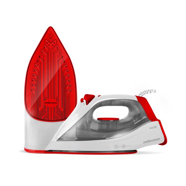 Mellerware Iron Steam / Dry / Spray Non-Stick White 250ml 1400W "Orion II