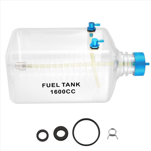 Fuel Tank Petrol Transparent Plastic Bottle 1600Cc Cnc