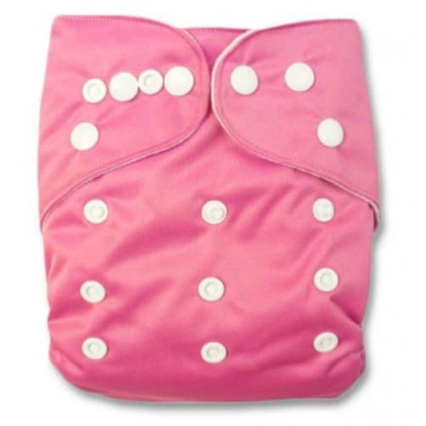 Baby Plain Pink Cloth Diaper One Size Fits Most