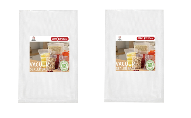 ICEAGE BPA Free Vacuum Sealer Bag 20 Pcs (2 Pack)
