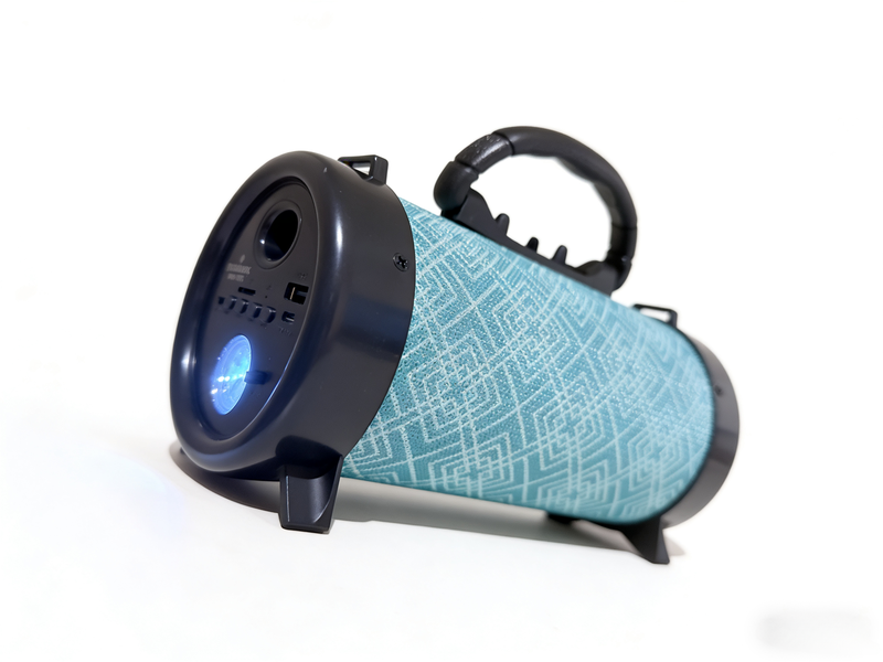 Digimark Portable Bluetooth Speaker- Cylinder Bass Boombox