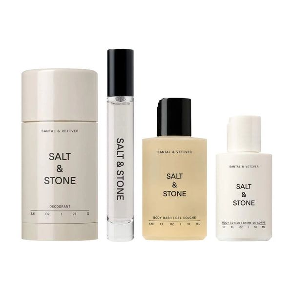 Salt &amp; Stone Santal &amp; Vetiver Body Care Essentials