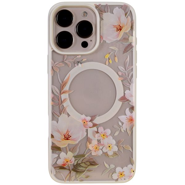 Elegant Floral MagSafe - Compatible with 16 Pro - Clear Case
