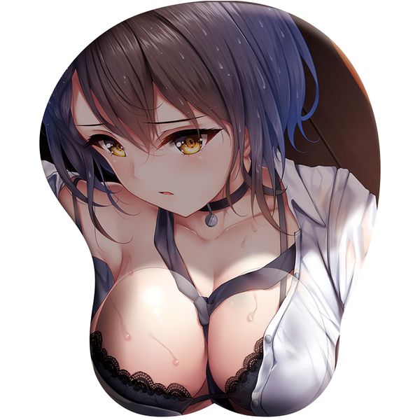 Ergonomic Soft Gel Wrist Support Gaming and Anime Mouse Pad