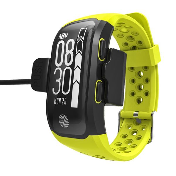 S908 GPS Watch: Yellow
