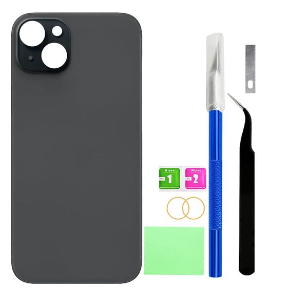 Back Glass Replacement Compatible with iPhone 15 with Repairing Tool Kits