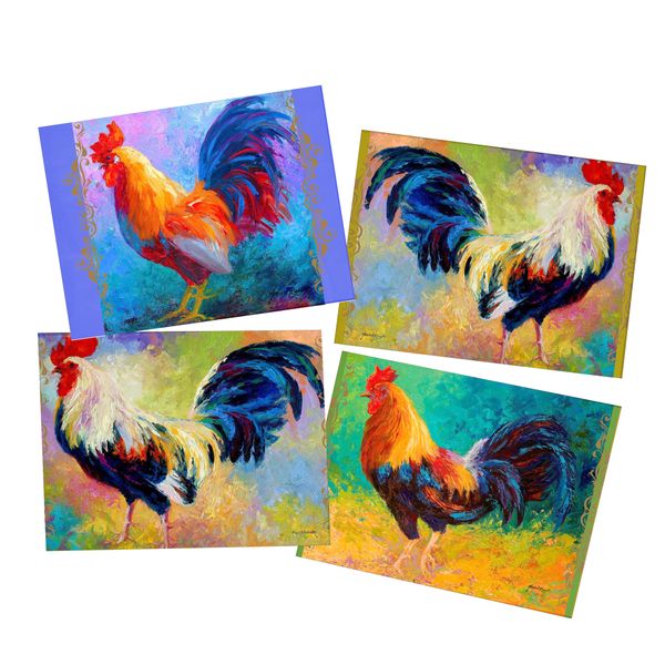 Decoupage Tear Resistant Transfers - Roosters