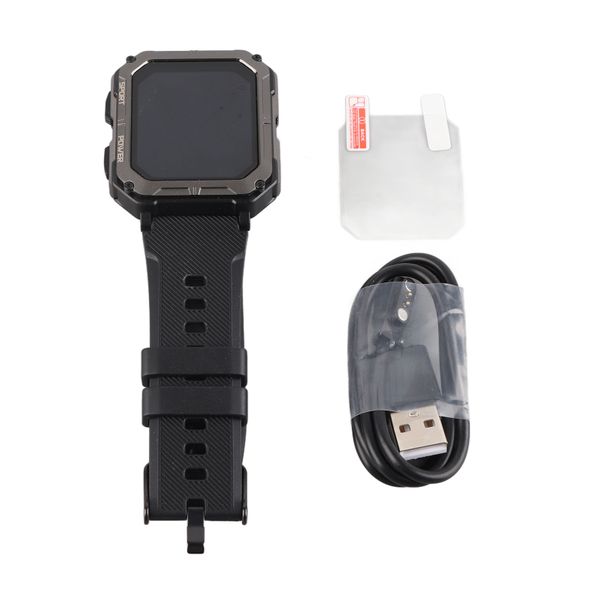 Outdoor Smartwatch BT Call Message Weather Clock Waterproof Fitness Watch