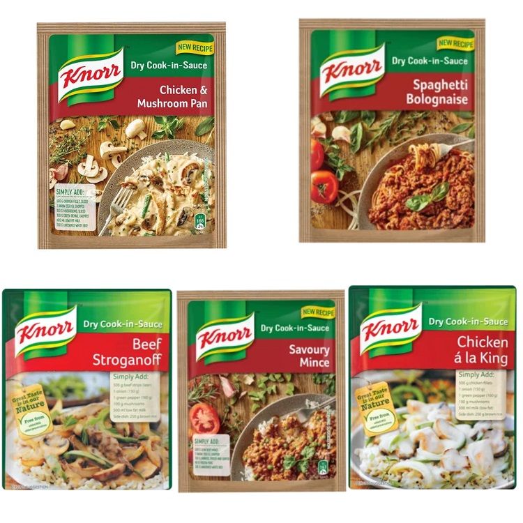 Knorr Dry Cook In Sauce Variety Pack Pack Of 5 Buy Online In South