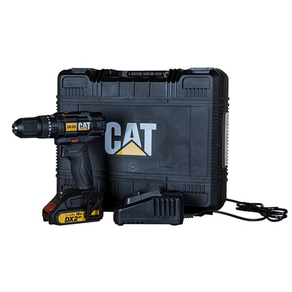 CAT Impact Drill Kit 18V, 1x2.0Ah, charger