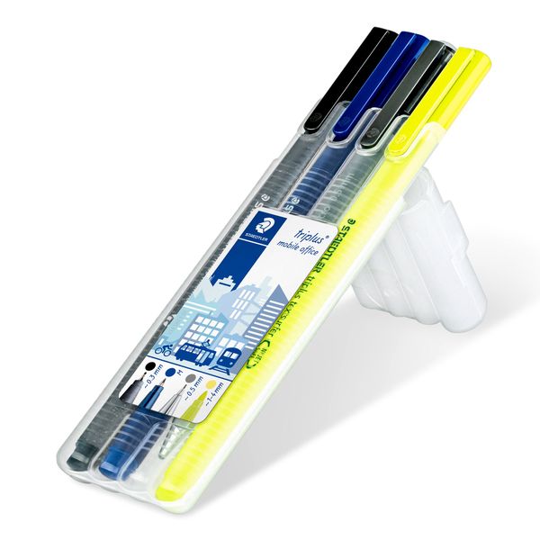 Staedtler Triplus Writing Set Mobile Office 4 Pack