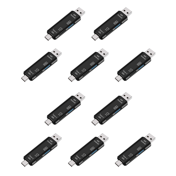 5-In-1 Multifunctional Otg Card Reader Micro-Sd Usb Reader Support Tf
