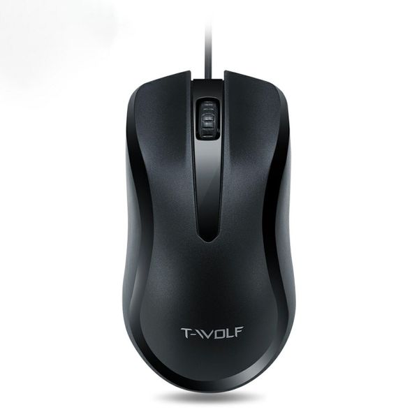 T-wolf - V12 - desktop business office wired mouse
