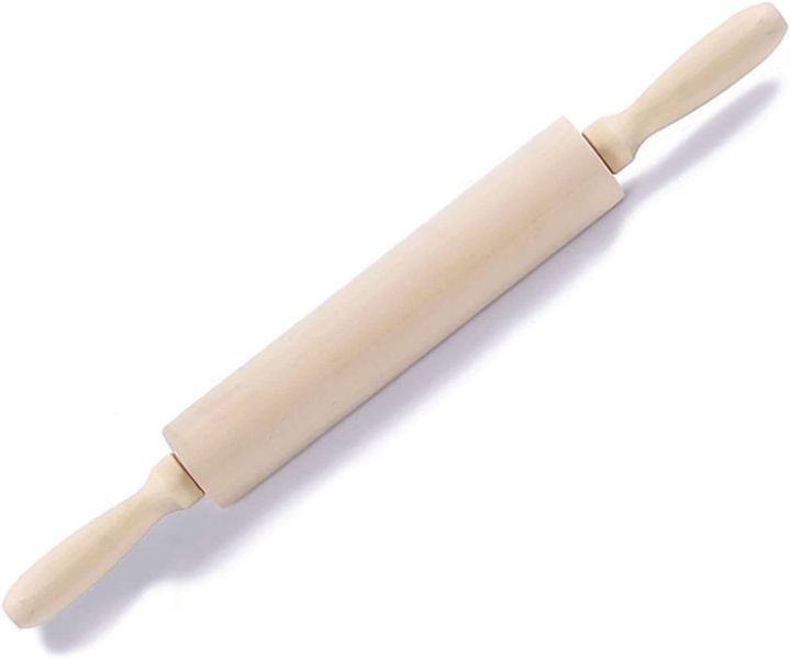 2 Pack Wooden Rolling Pin 4.5cm