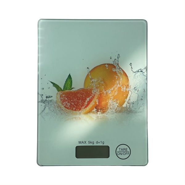 MXM 1g-5kg Digital Kitchen Scale With Grapefruit Print