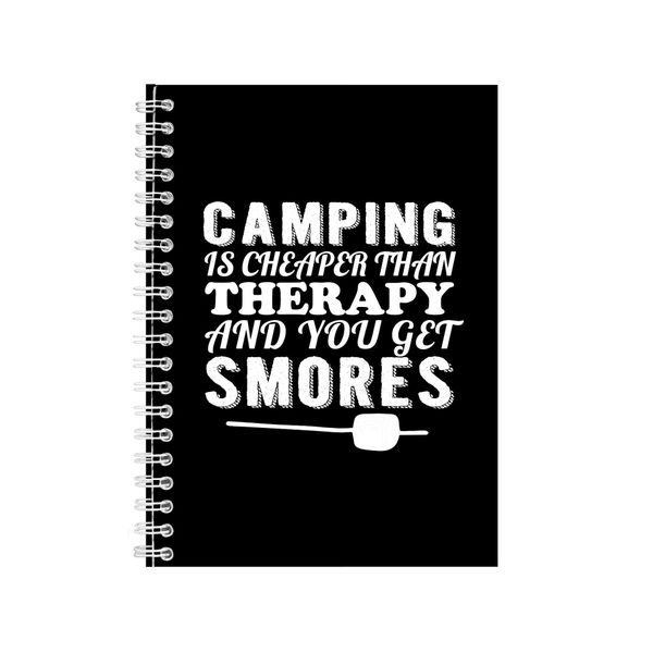 Camping is Cheaper than Therapy Notebook Gift Idea A4 Notepad Pad 28