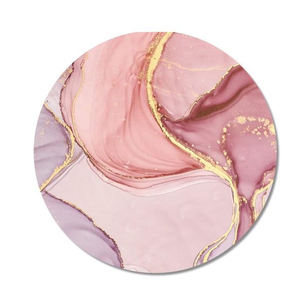Marble Pattern Round Mouse Pad