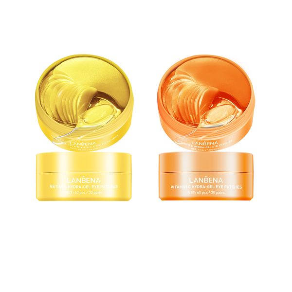 Lanbena Hydra-Gel Vitamin C &amp; Retinol Eye Patch 60 Pieces - Set of 2