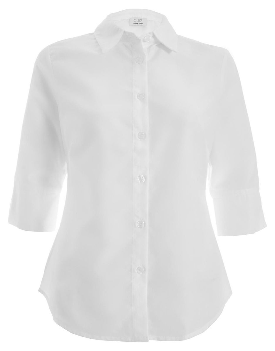 Quiz Ladies - White Button Down Shirt | Shop Today. Get it Tomorrow ...