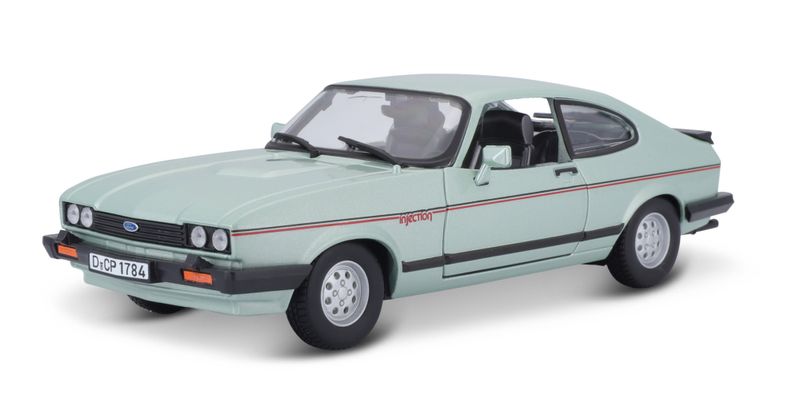 Bburago 1/24 Ford Capri 1982 (18cm Long) - Green