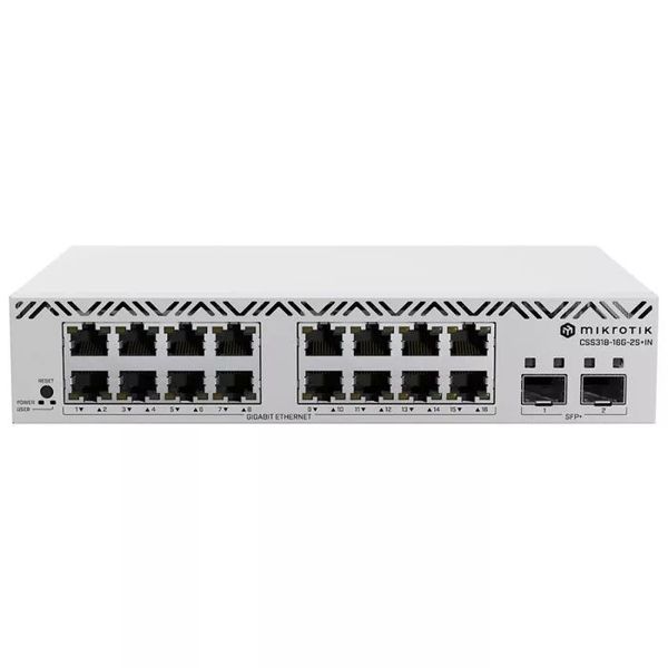 MikroTik SWoS Cloud Smart Switch 16 Port Gigabit 2 SFP+