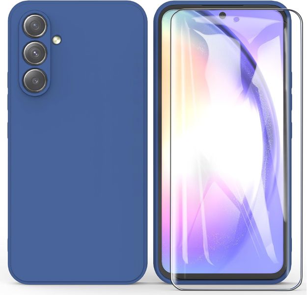 Screen Protector &amp; Silicone Cover Compatible with Samsung Galaxy A16 - Dark Green