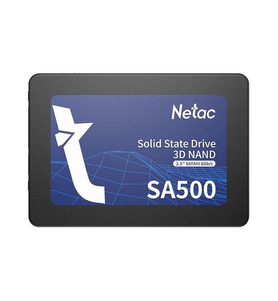 Netac SA500 120GB 2.5" SATAIII SSD - 500MB/s Read, 400MB/s Write, 3D NAND