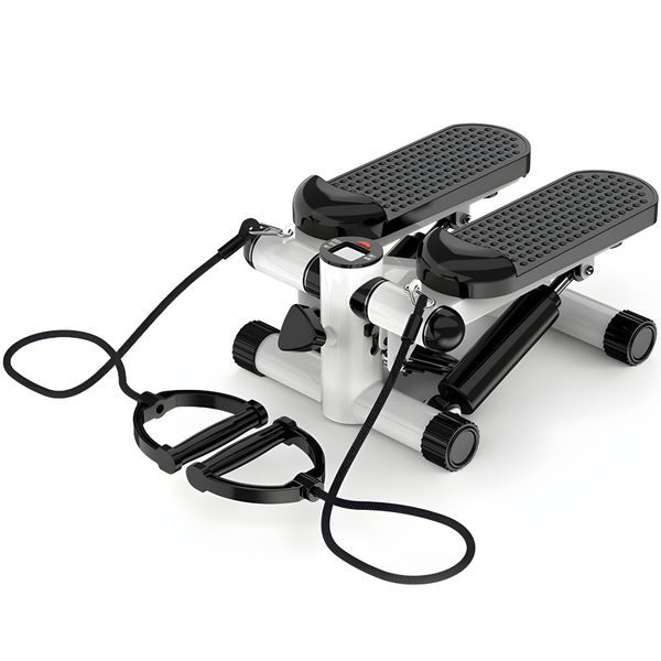 Home Exercise Steppers, Mini Steppers with Resistance Band,with LED Monitor